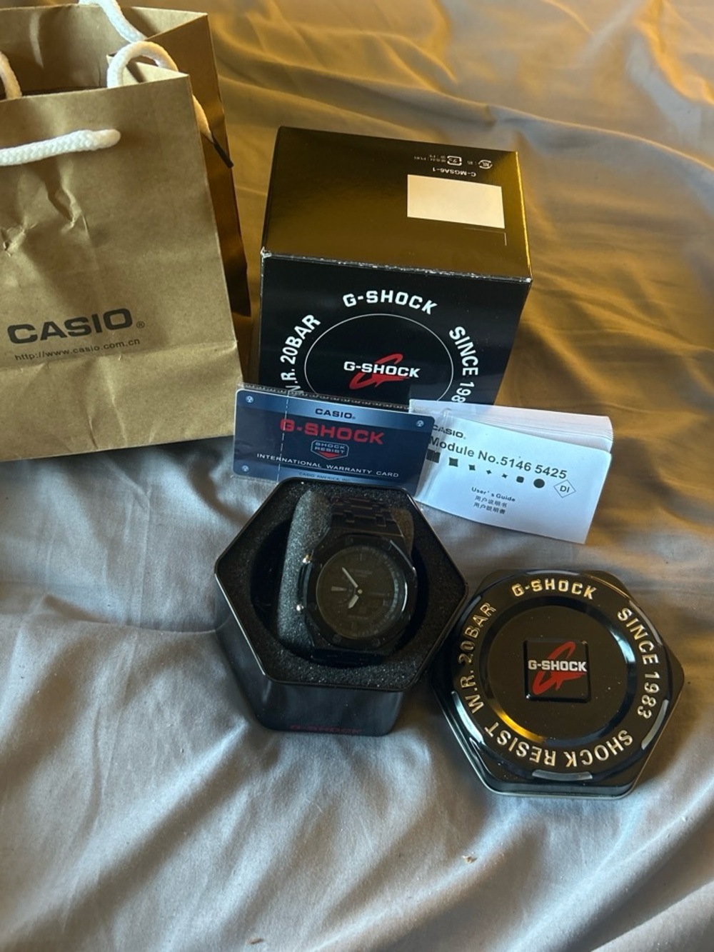 Casio G-Shock Men's Black Digital-Analog Resin Watch